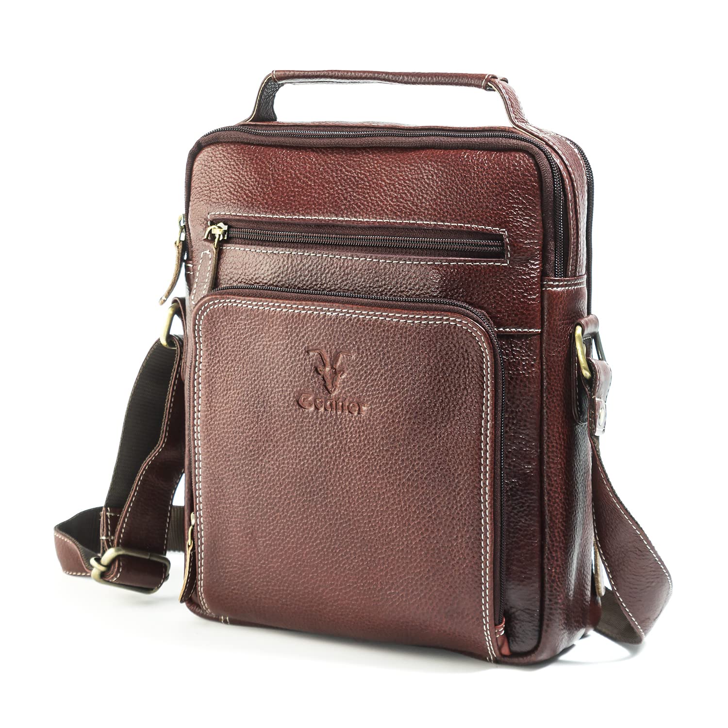 Goatter Genuine Leather Messenger Sling Bag For Men