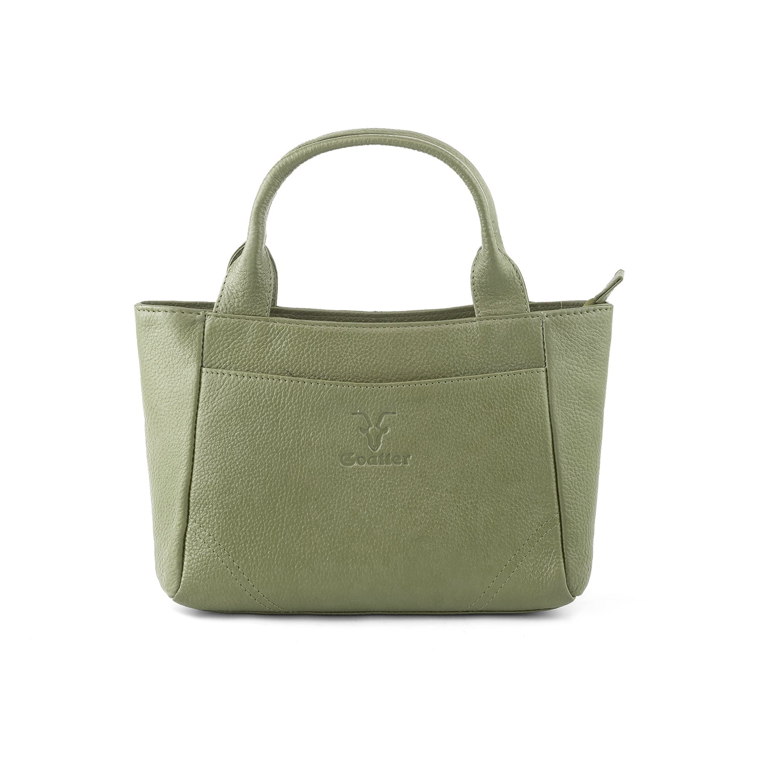 Goatter Women’s Genuine Leather Tote Handbag with Adjustable Sling Strap