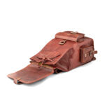 Goatter Genuine Leather Vintage Style 18″ Inch Unisex Backpack for Travel Hiking Camping Rucksack
