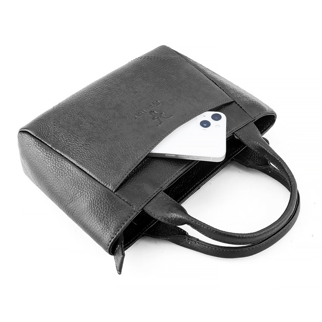 Goatter Women’s Genuine Leather Tote Handbag with Adjustable Sling Strap