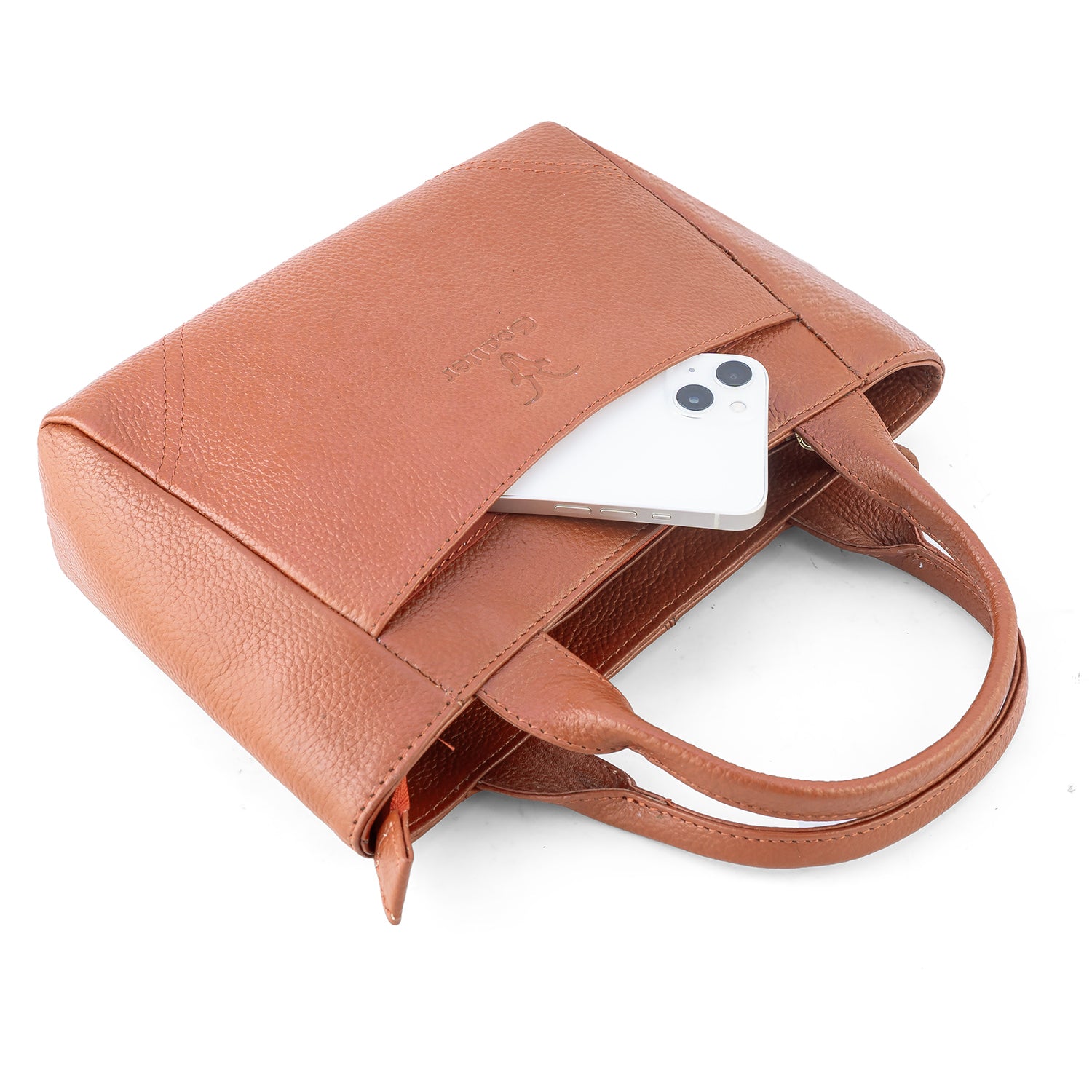 Goatter Women’s Genuine Leather Tote Handbag with Adjustable Sling Strap