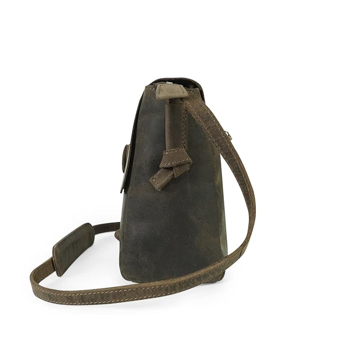 Goatter Hunter Leather 9"Inch Crossbody/Sling Bag