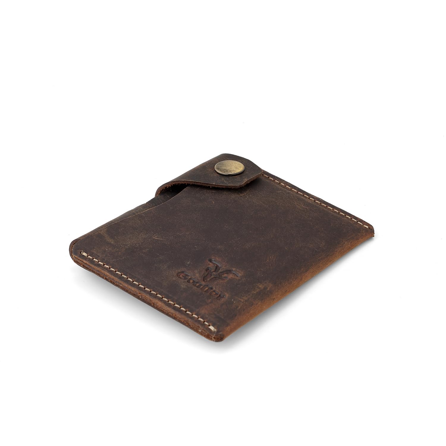 Goatter Genuine Leather Dual Side Card Holder