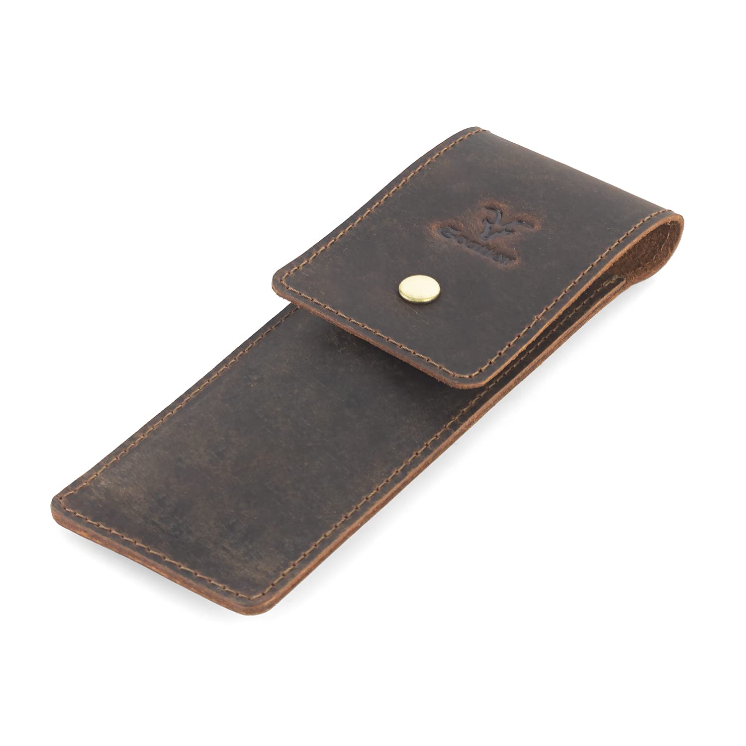 Goatter Hunter Leather Pen Case