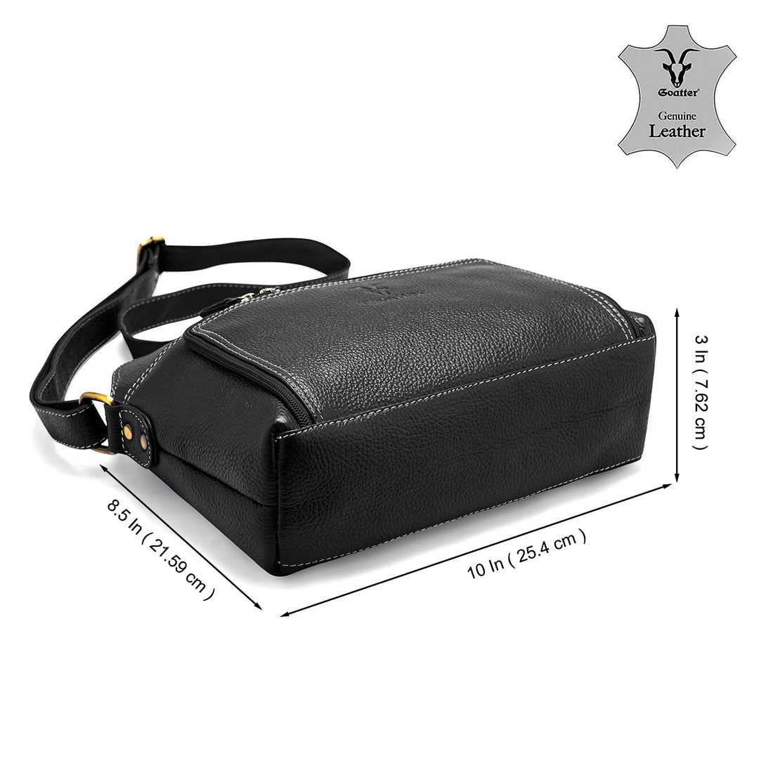 Goatter Genuine Leather Rover Classic Sling Bag for Girls and Women