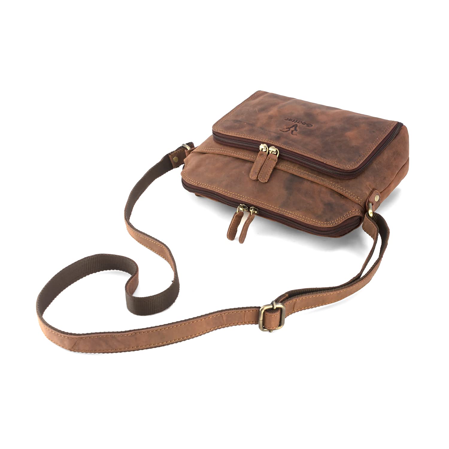 Goatter Genuine Leather Rover Classic Sling Bag for Girls and Women