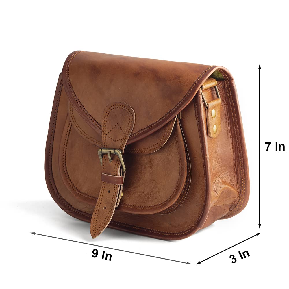 Goatter Genuine Leather Casual Sling Bag for Girls and Women