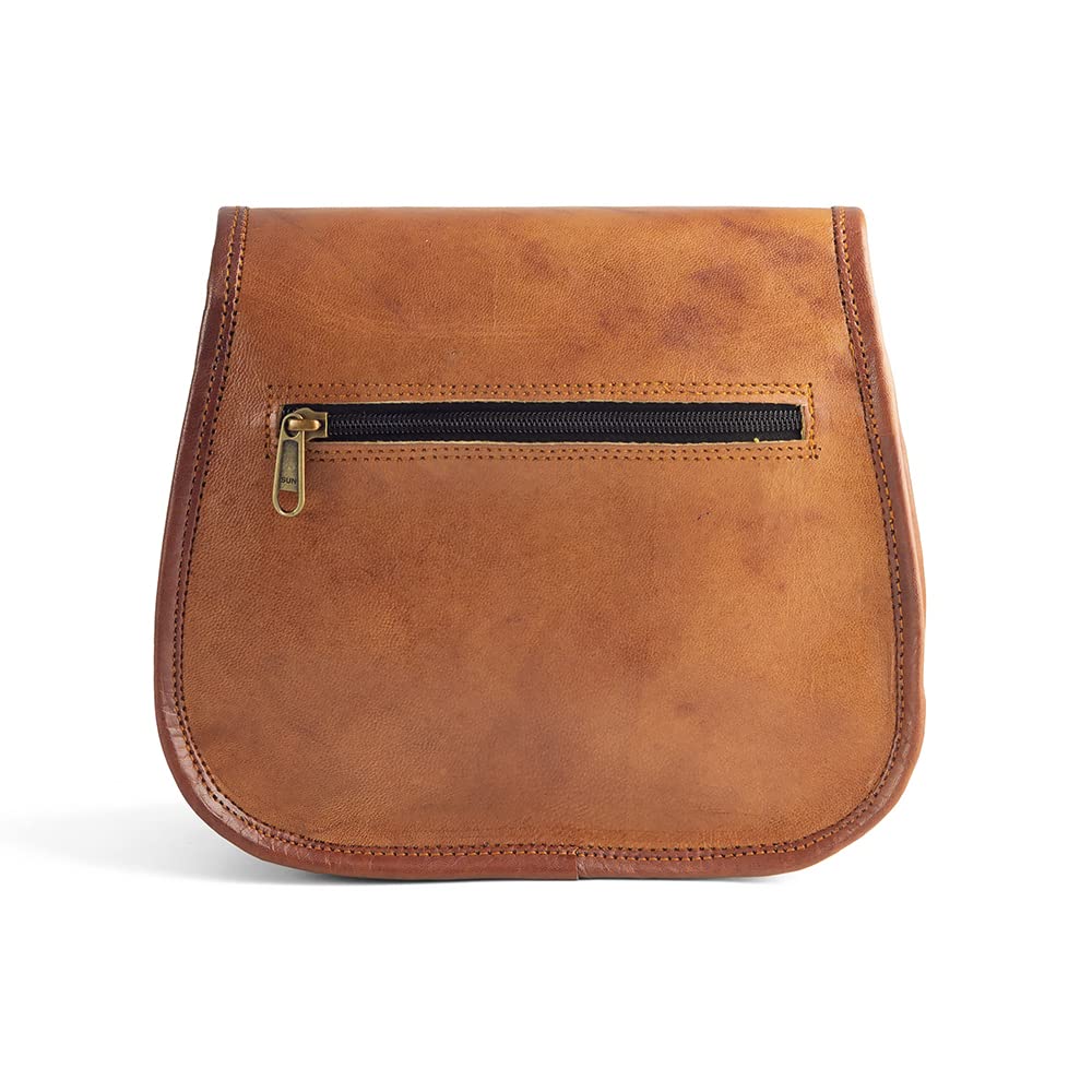 Goatter Genuine Leather Casual Sling Bag for Girls and Women