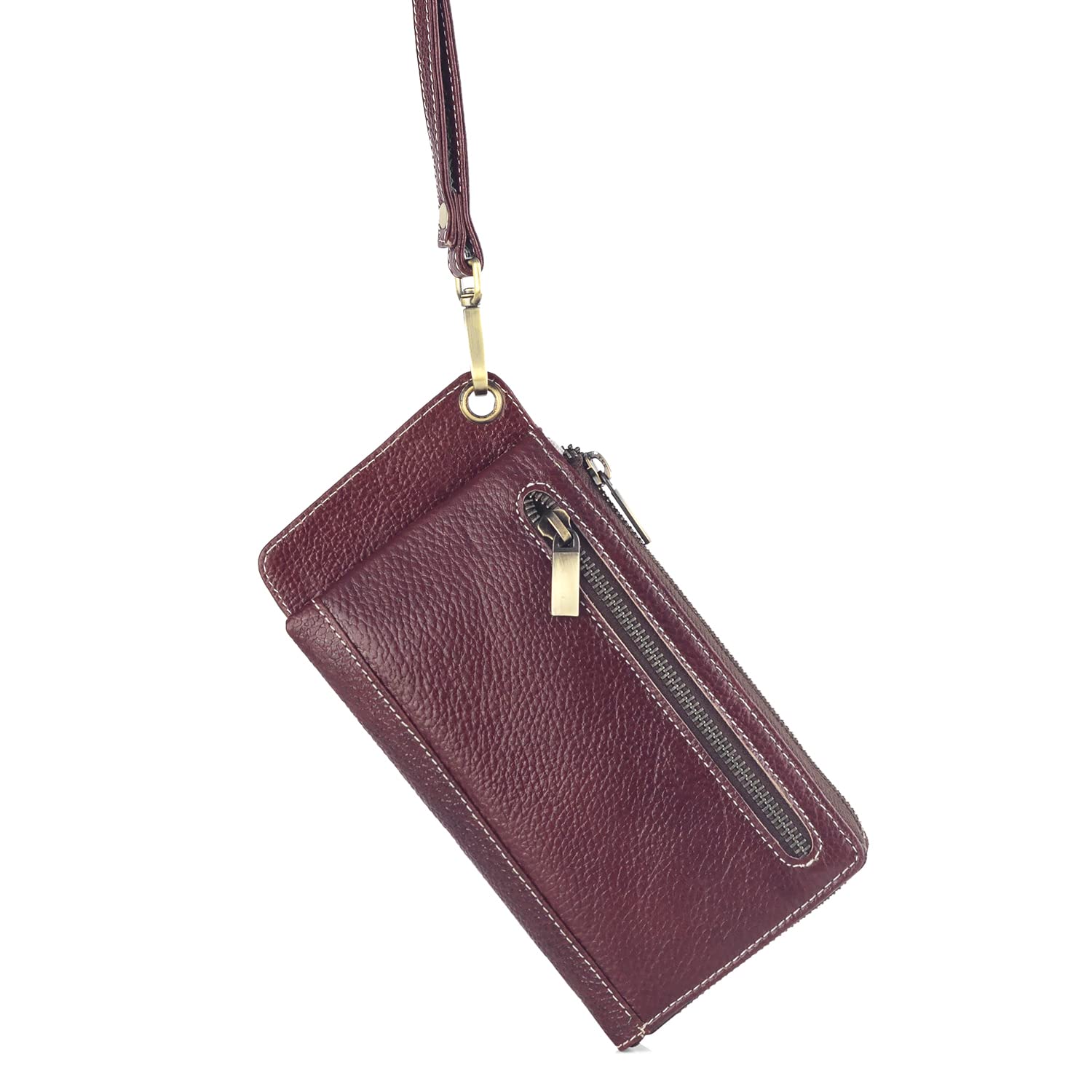 Goatter Genuine Leather Phone, Card & Passport Holder Wallet