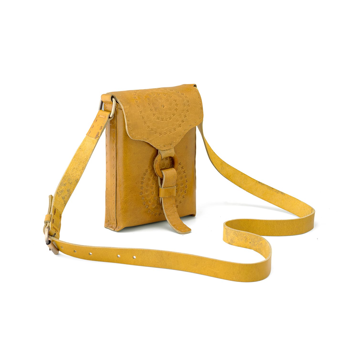 Goatter Genuine Leather Rustic Craft Girls And Women’s Cross Body Sling Bag