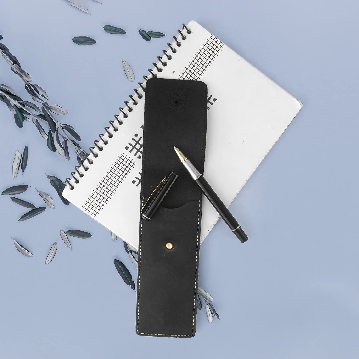 Goatter Hunter Leather Pen Case