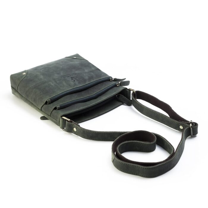 Goatter Hunter Leather 9.5″ Inch Sling Cross-BodyBag for Girls And Women