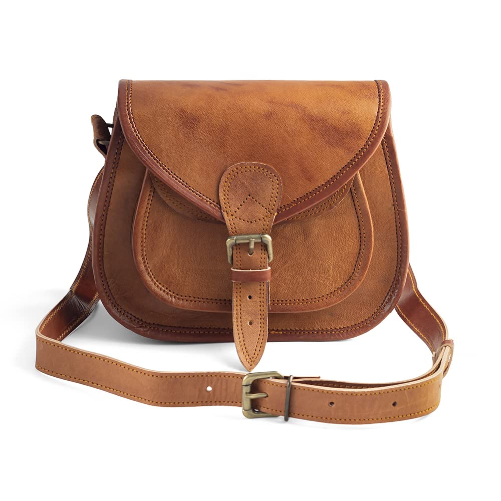 Goatter Genuine Leather Casual Sling Bag for Girls and Women