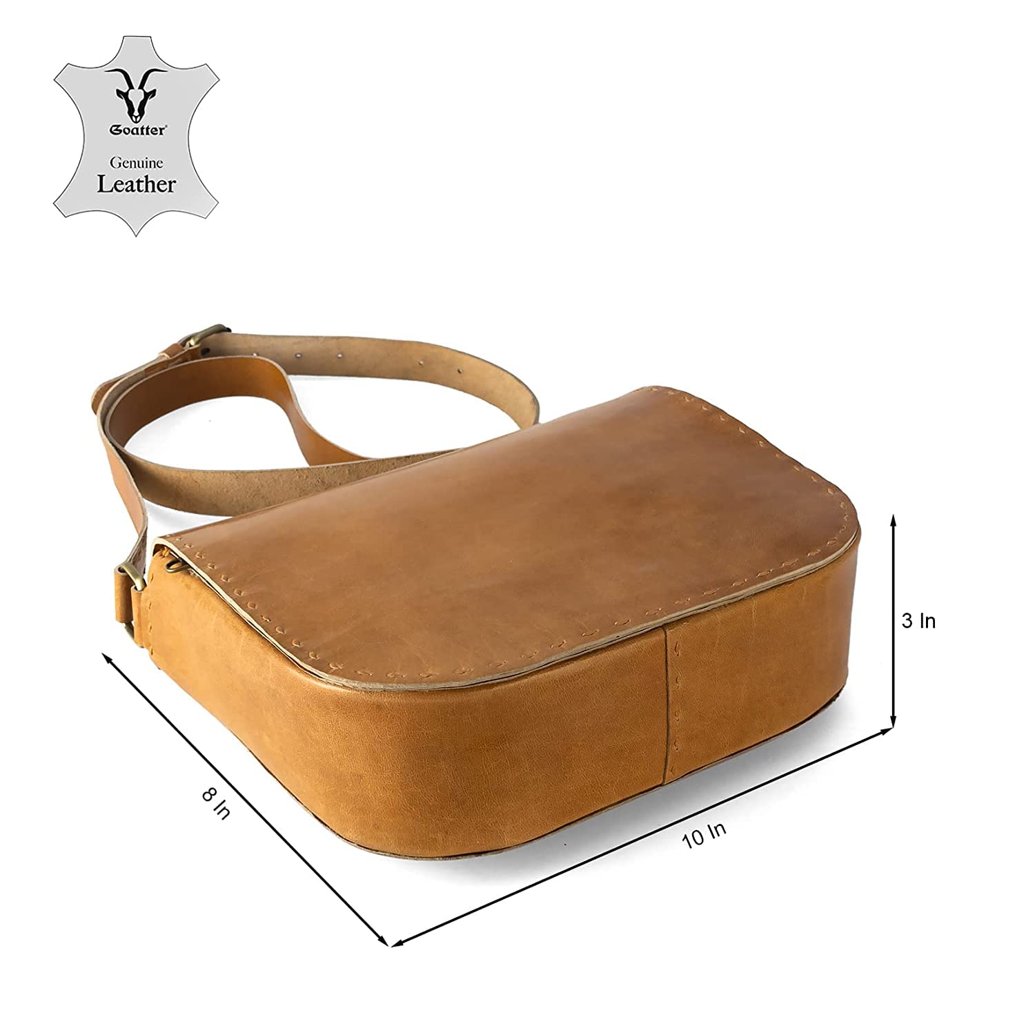 Goatter Genuine Leather Handcrafted Sling Bag