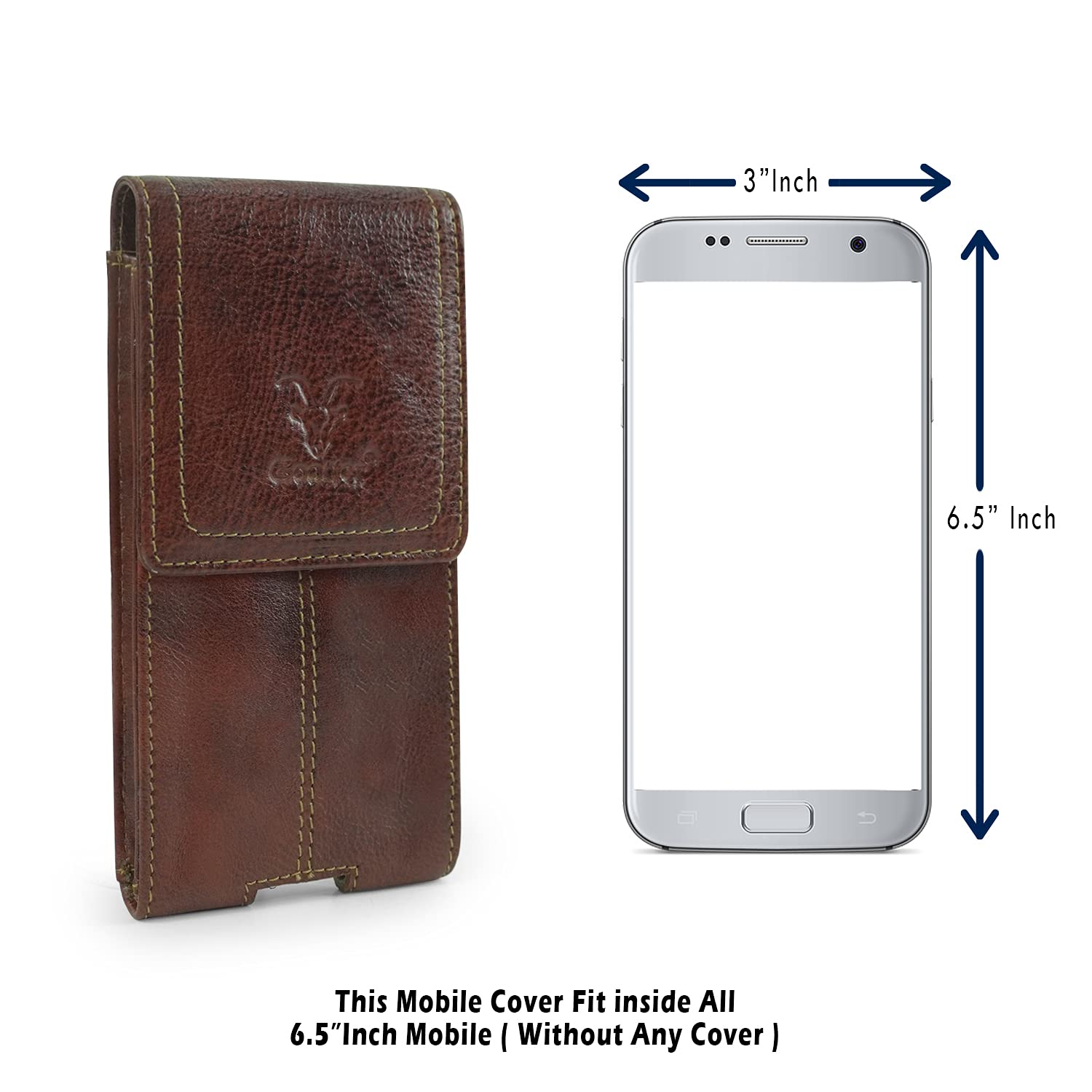 Goatter Leather Material Mobile Flip Cover