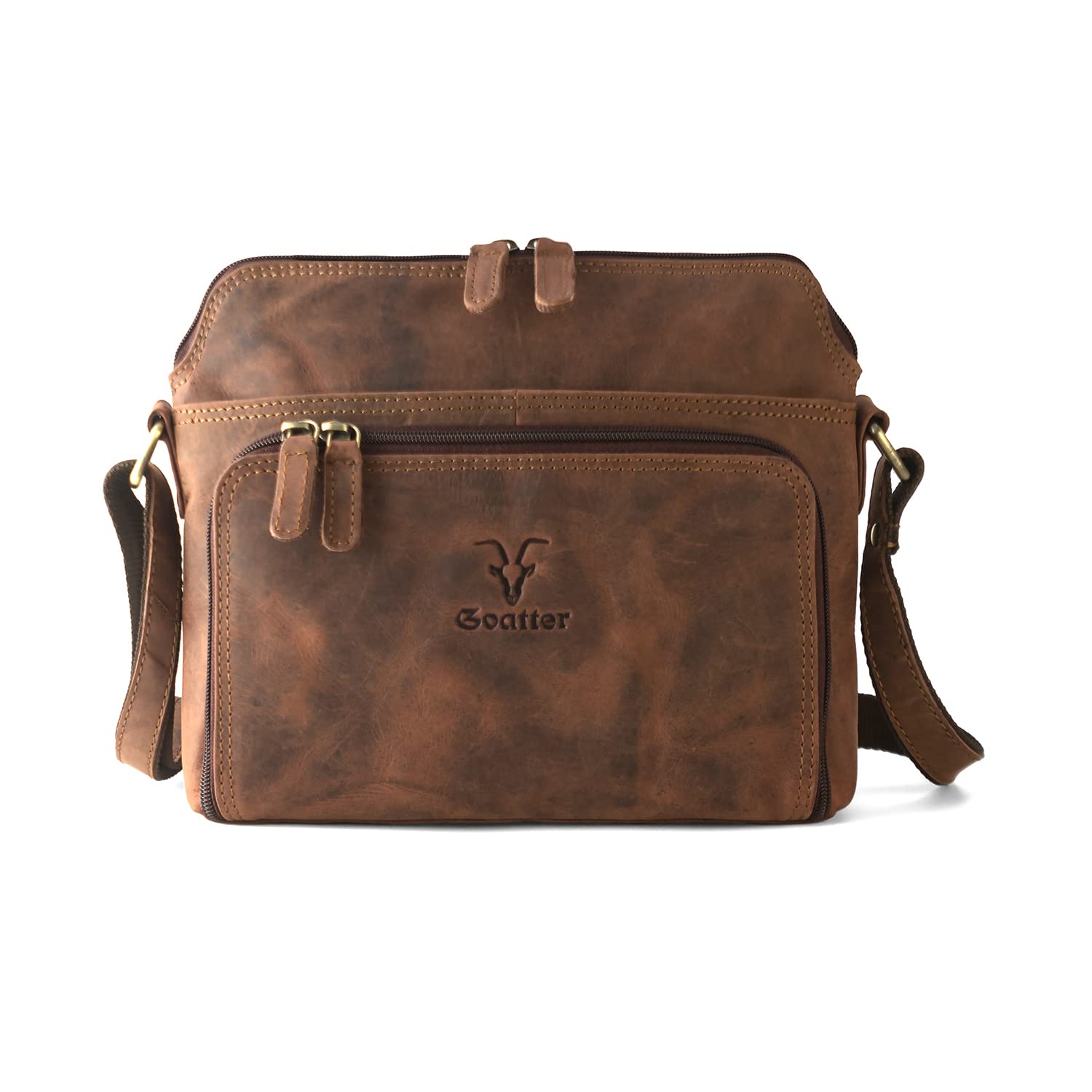 Goatter Genuine Leather Rover Classic Sling Bag for Girls and Women