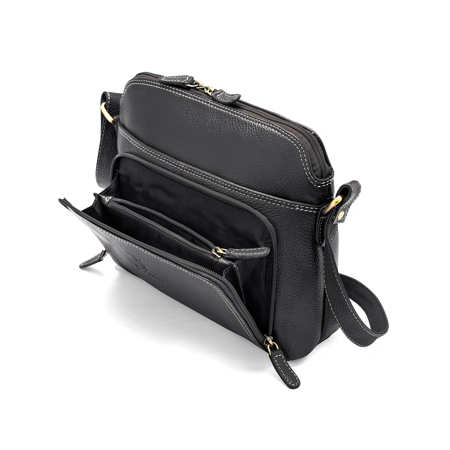 Goatter Genuine Leather Rover Classic Sling Bag for Girls and Women