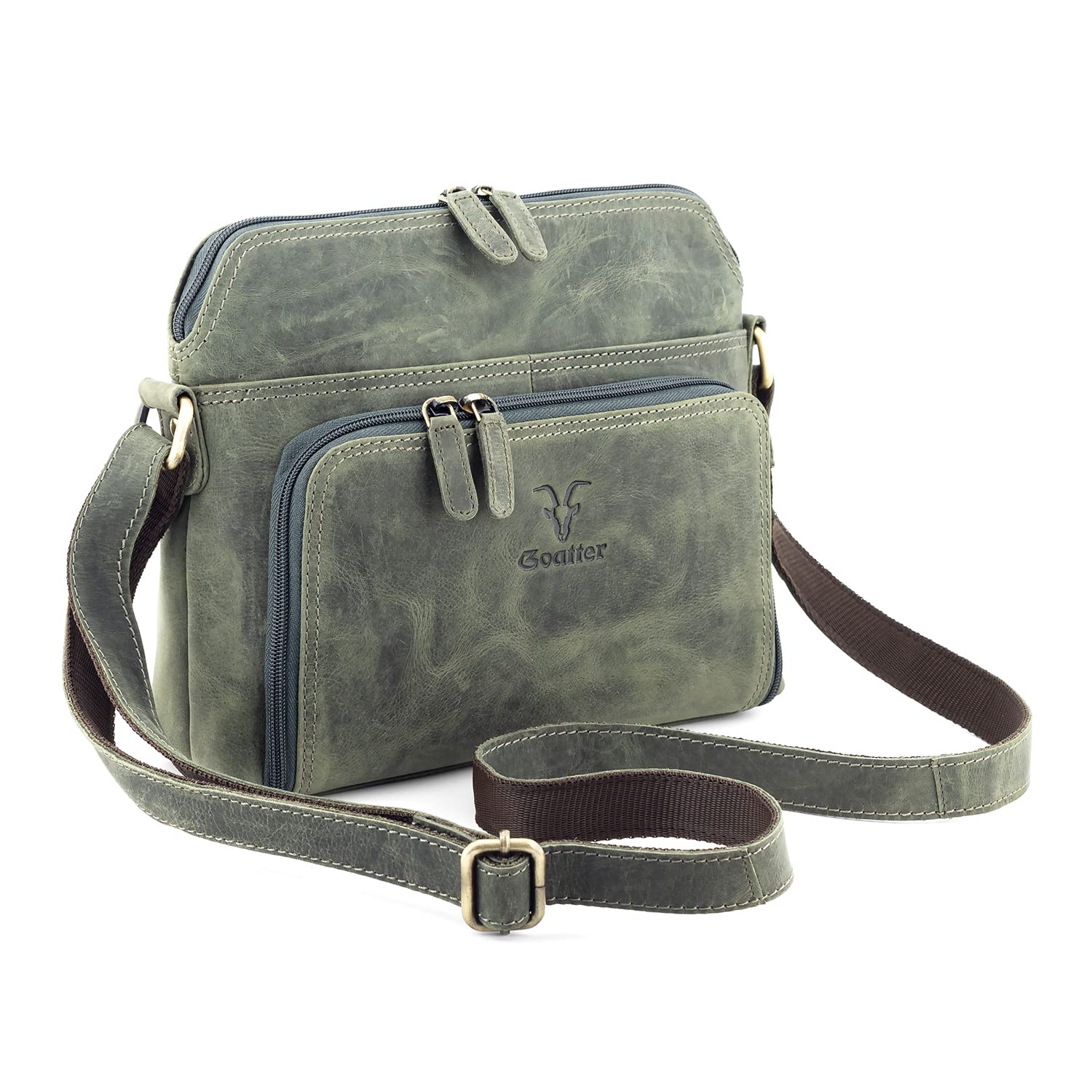 Goatter Genuine Leather Rover Classic Sling Bag for Girls and Women