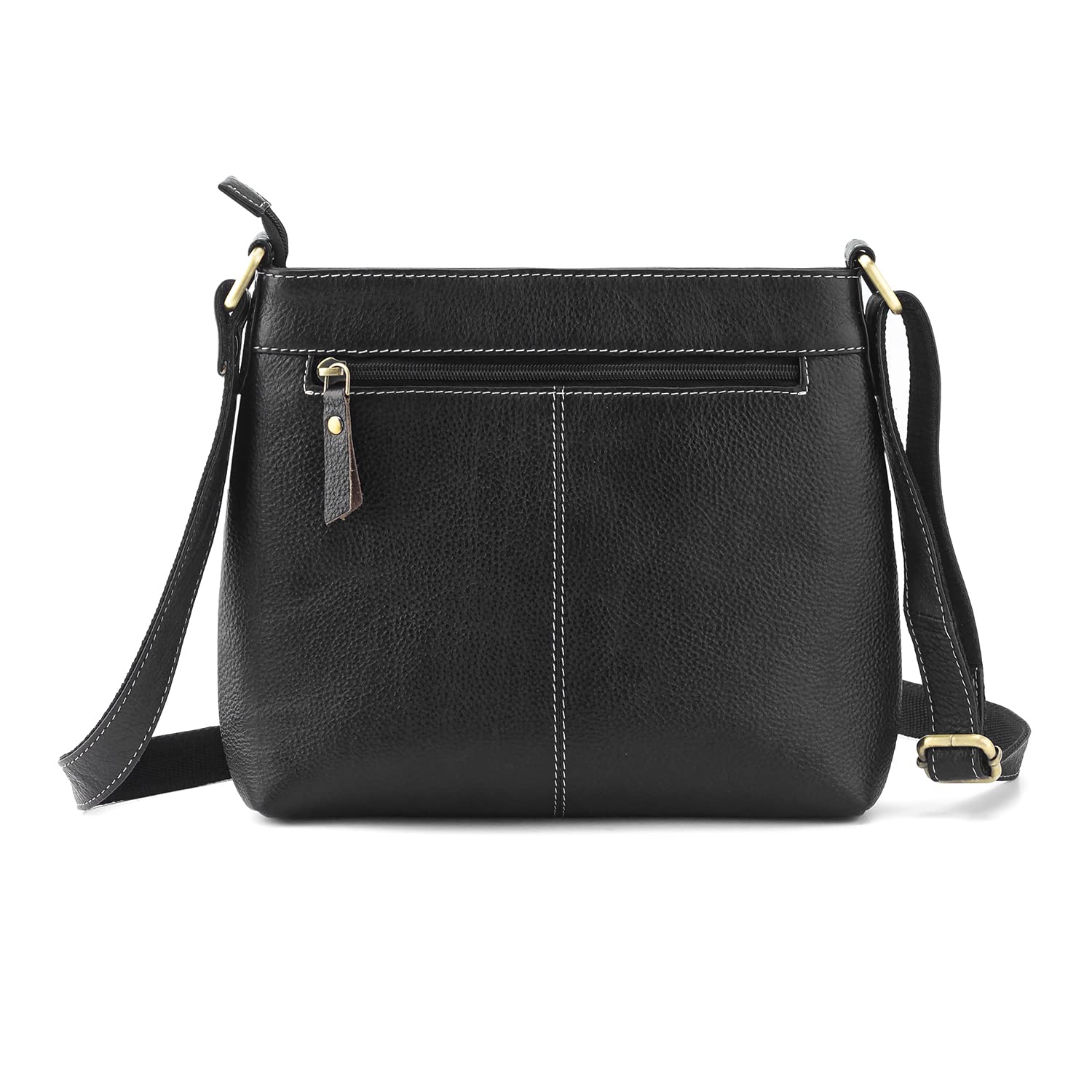 Goatter Genuine Soft Leather Daily Docket 10" Inch Sling Cross-Body Bag for Girls And Women,