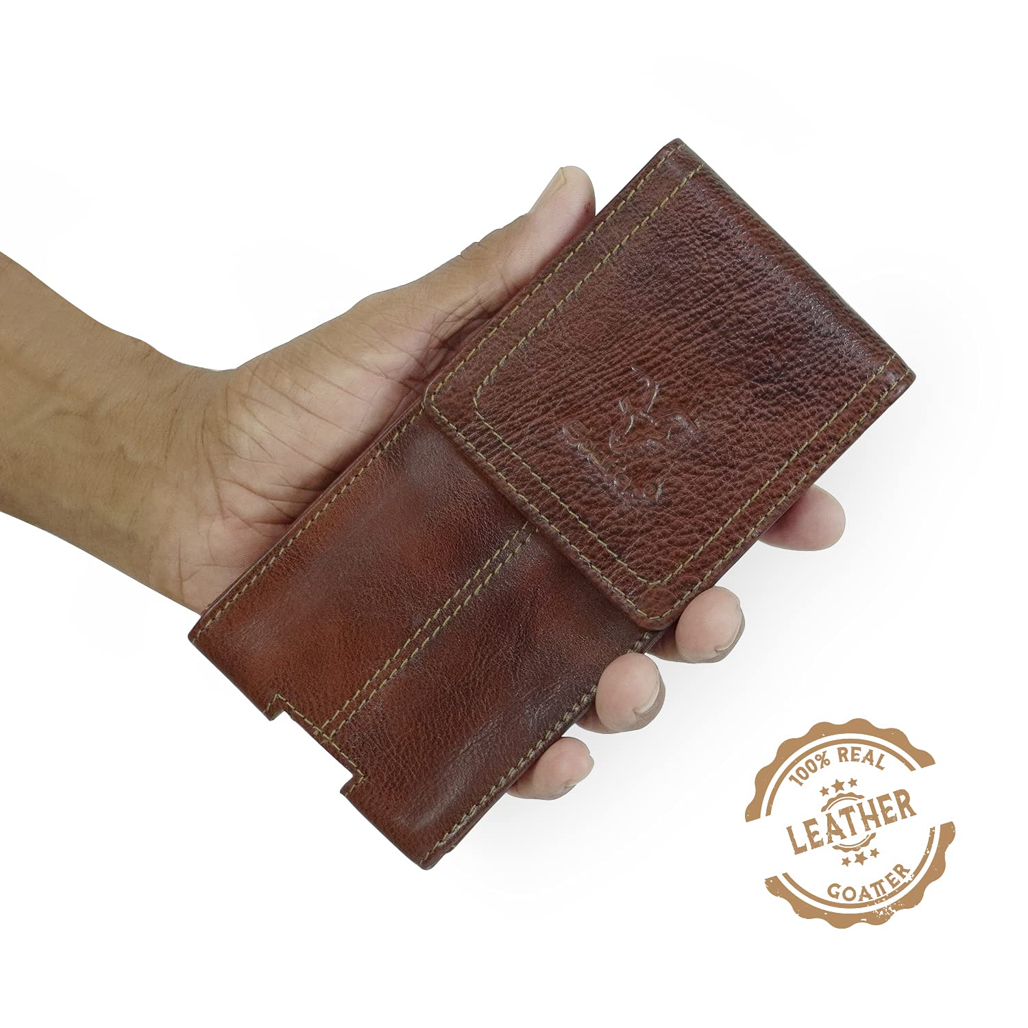 Goatter Leather Material Mobile Flip Cover