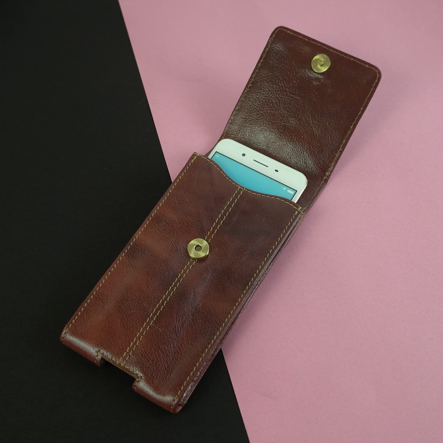 Goatter Leather Material Mobile Flip Cover
