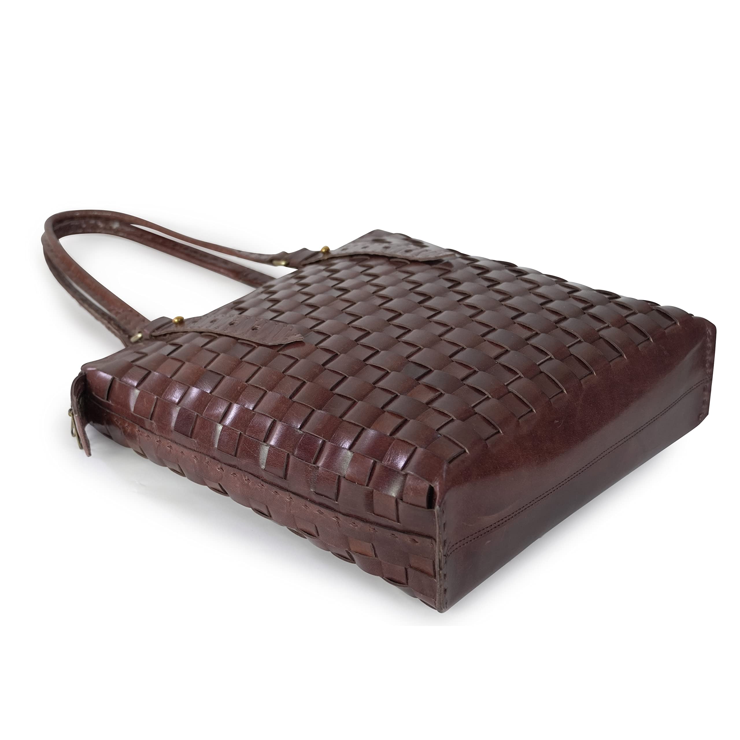 Goatter Genuine Leather Handmade Women's Tote Bag,