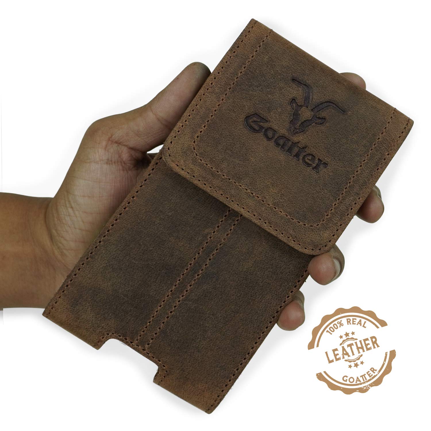 Goatter Leather Material Mobile Flip Cover