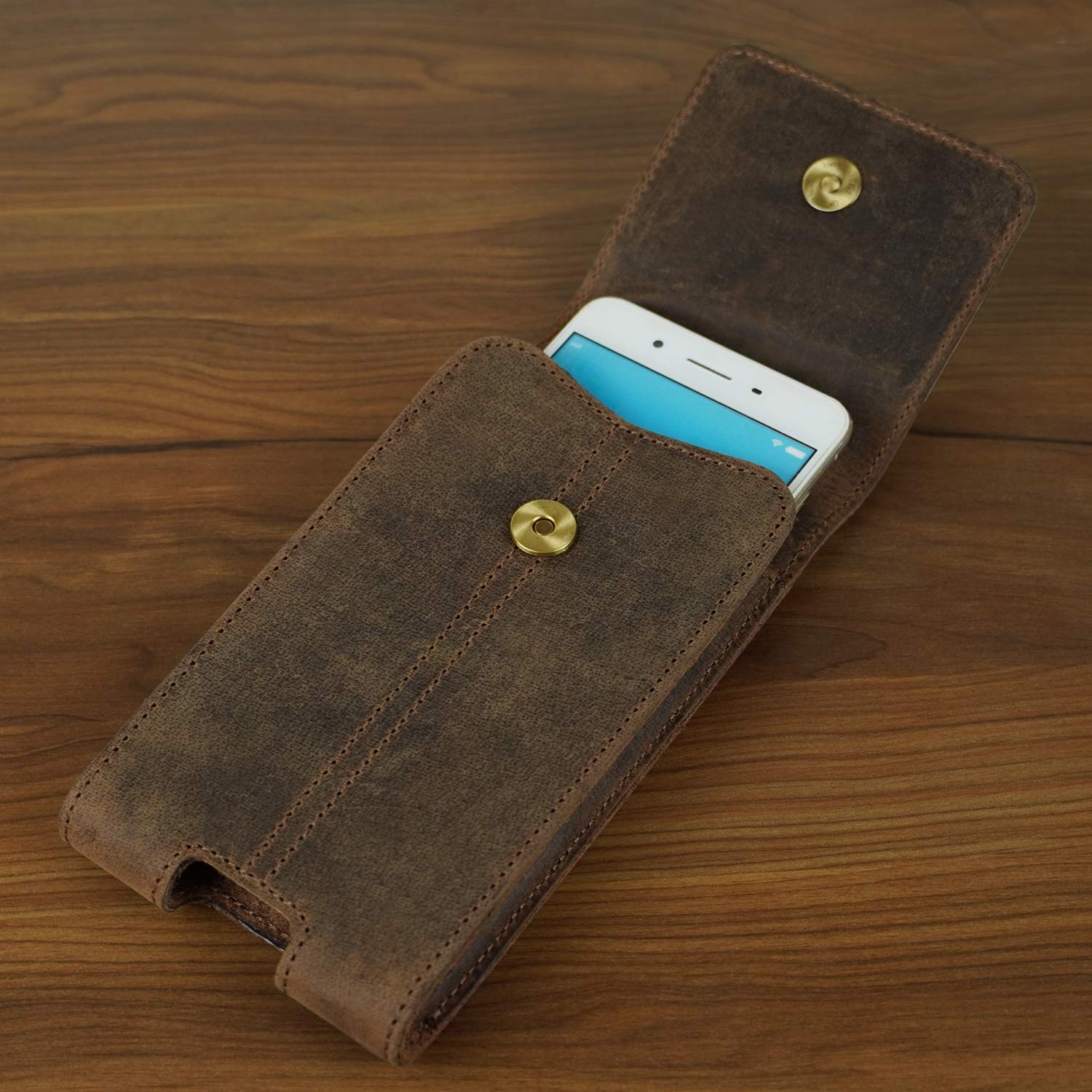 Goatter Leather Material Mobile Flip Cover