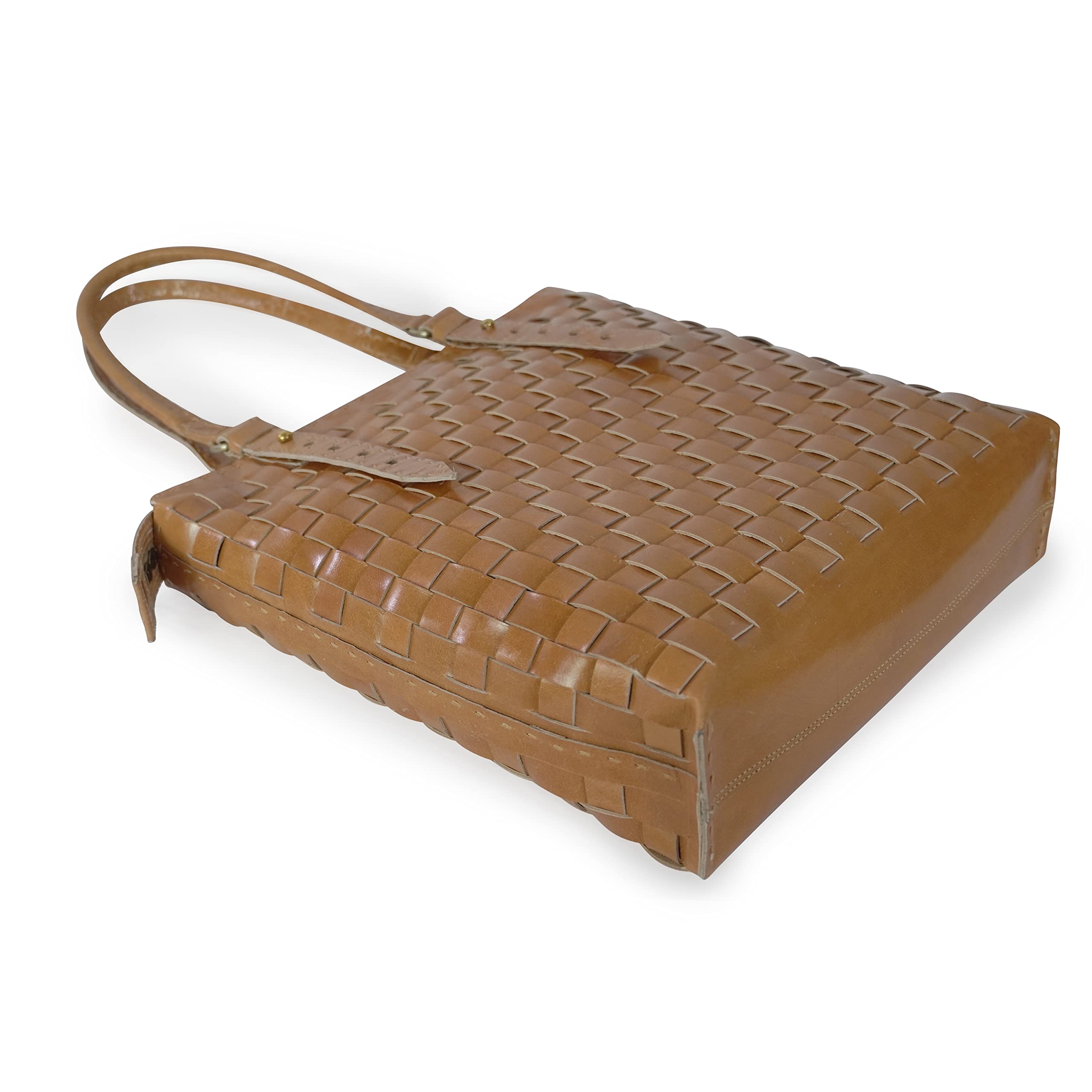 Goatter Genuine Leather Handmade Women's Tote Bag,