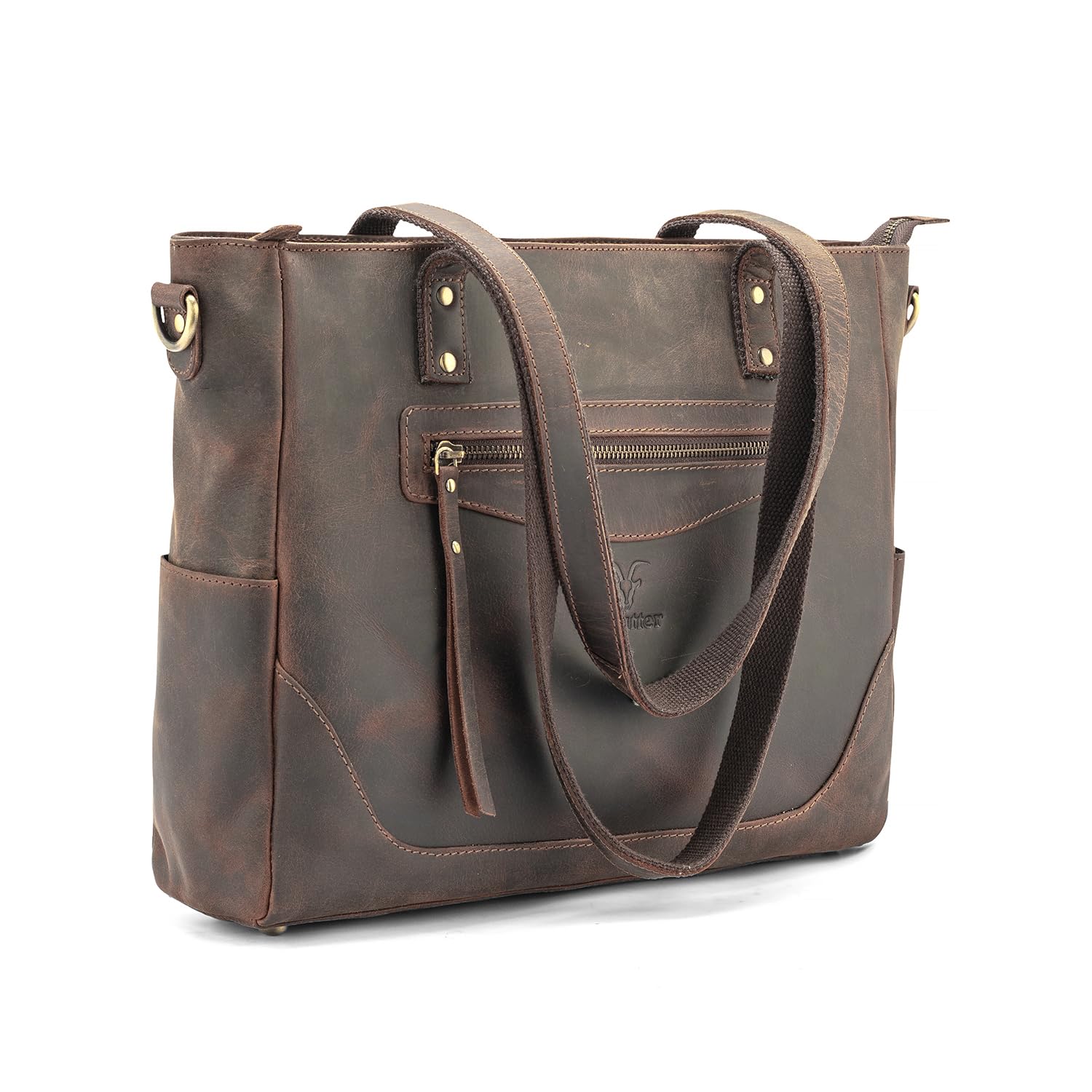 Goatter Genuine Leather Office And Daily Travel Use Shoulder Bag For Women’s