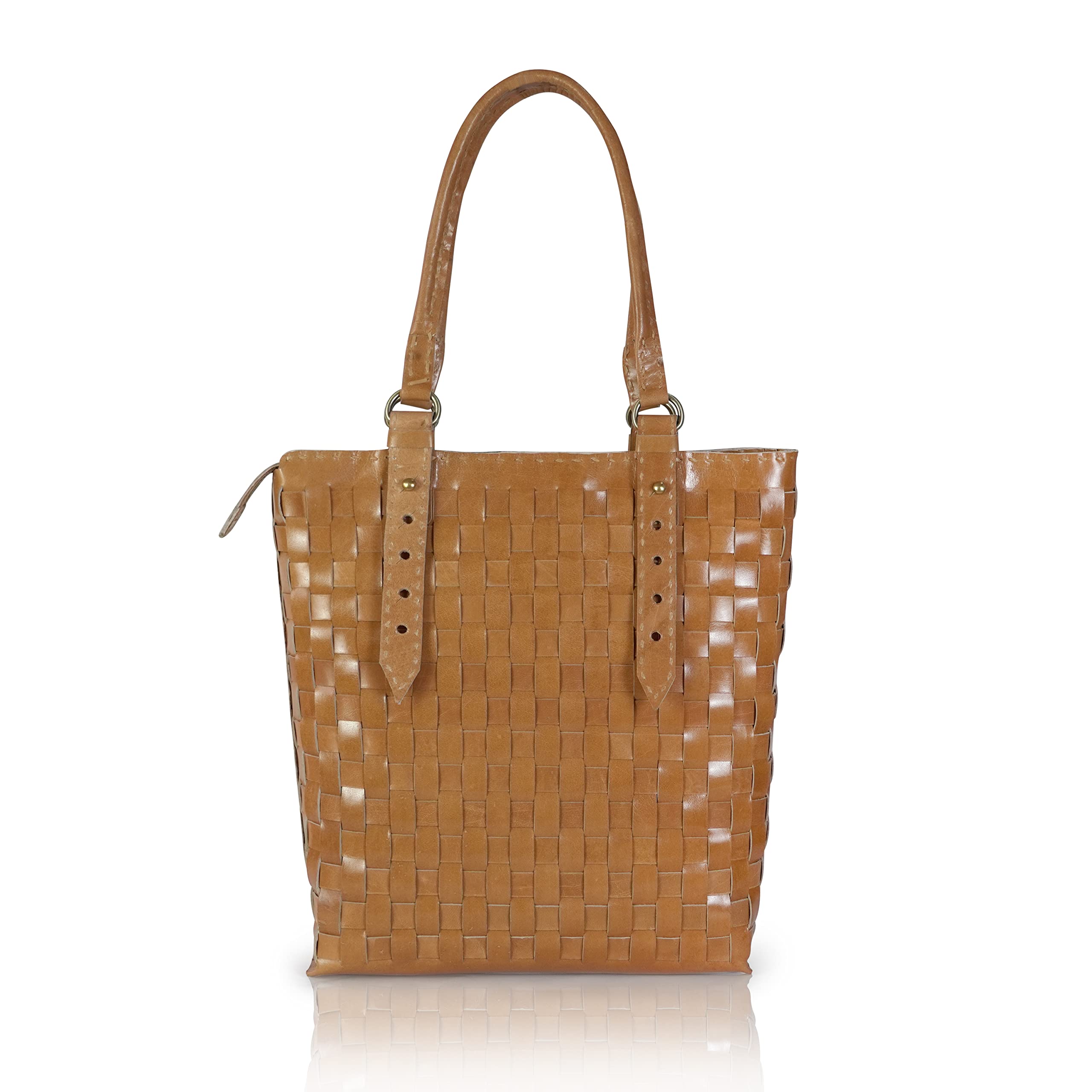 Goatter Genuine Leather Handmade Women's Tote Bag,
