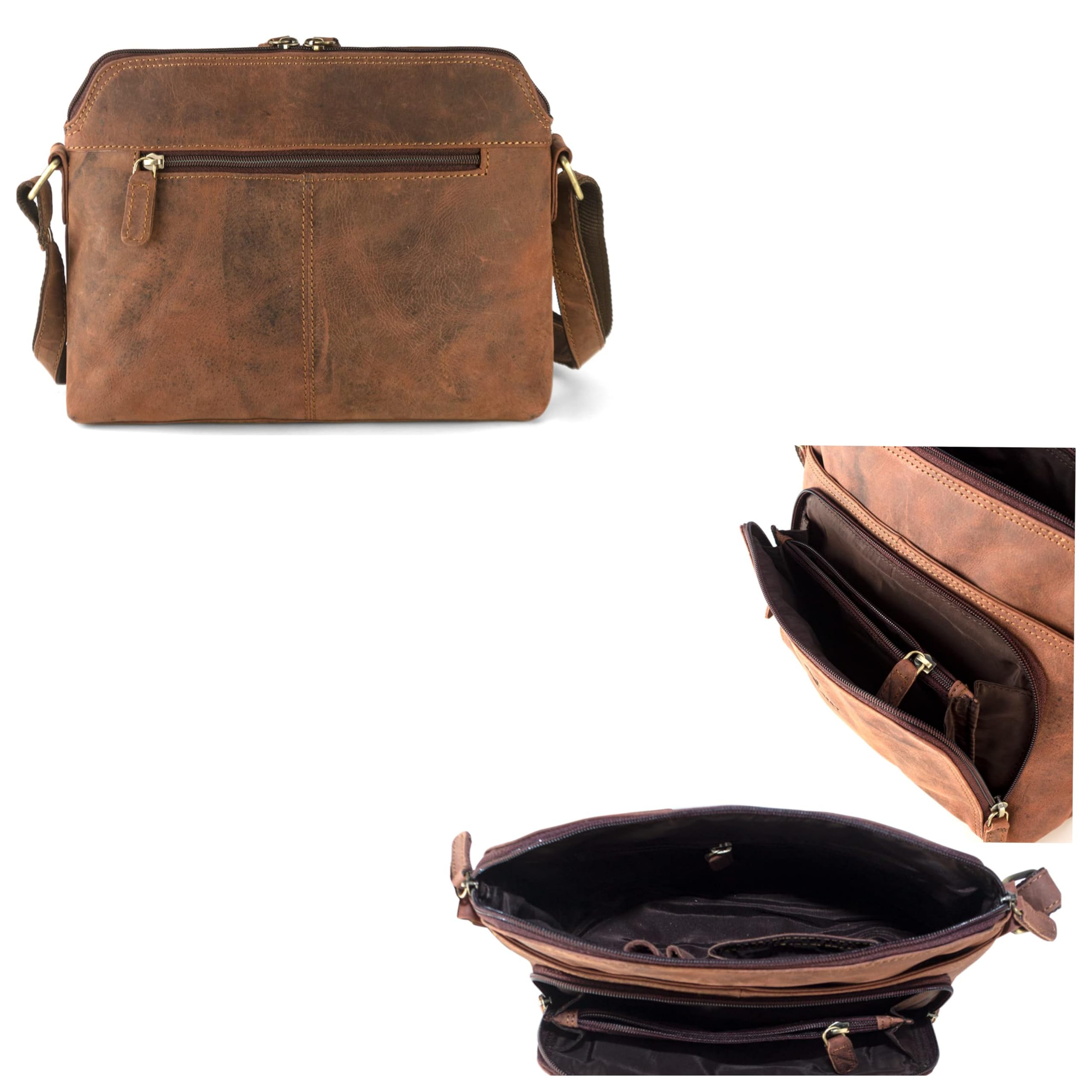 Goatter Genuine Leather Rover Classic Sling Bag for Girls and Women