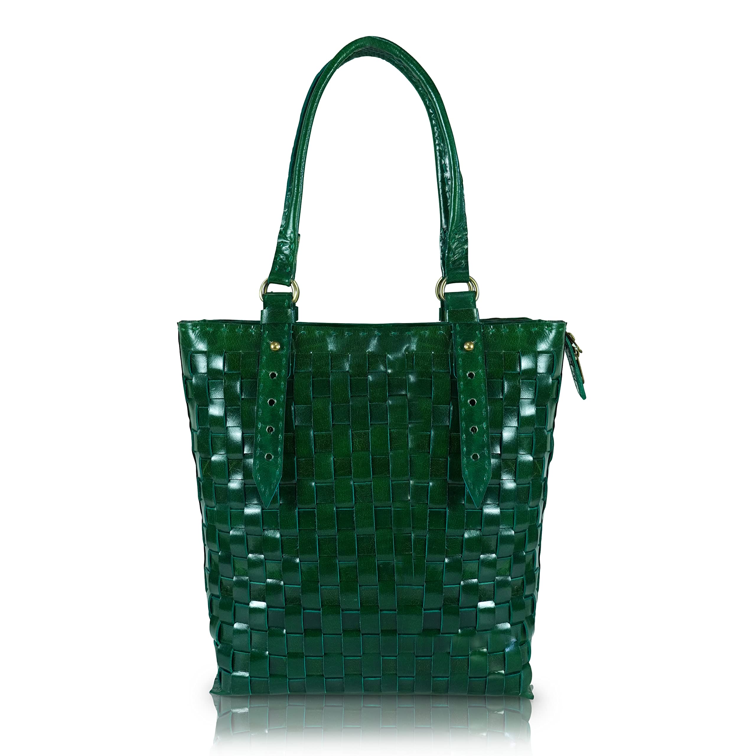 Goatter Genuine Leather Handmade Women's Tote Bag,