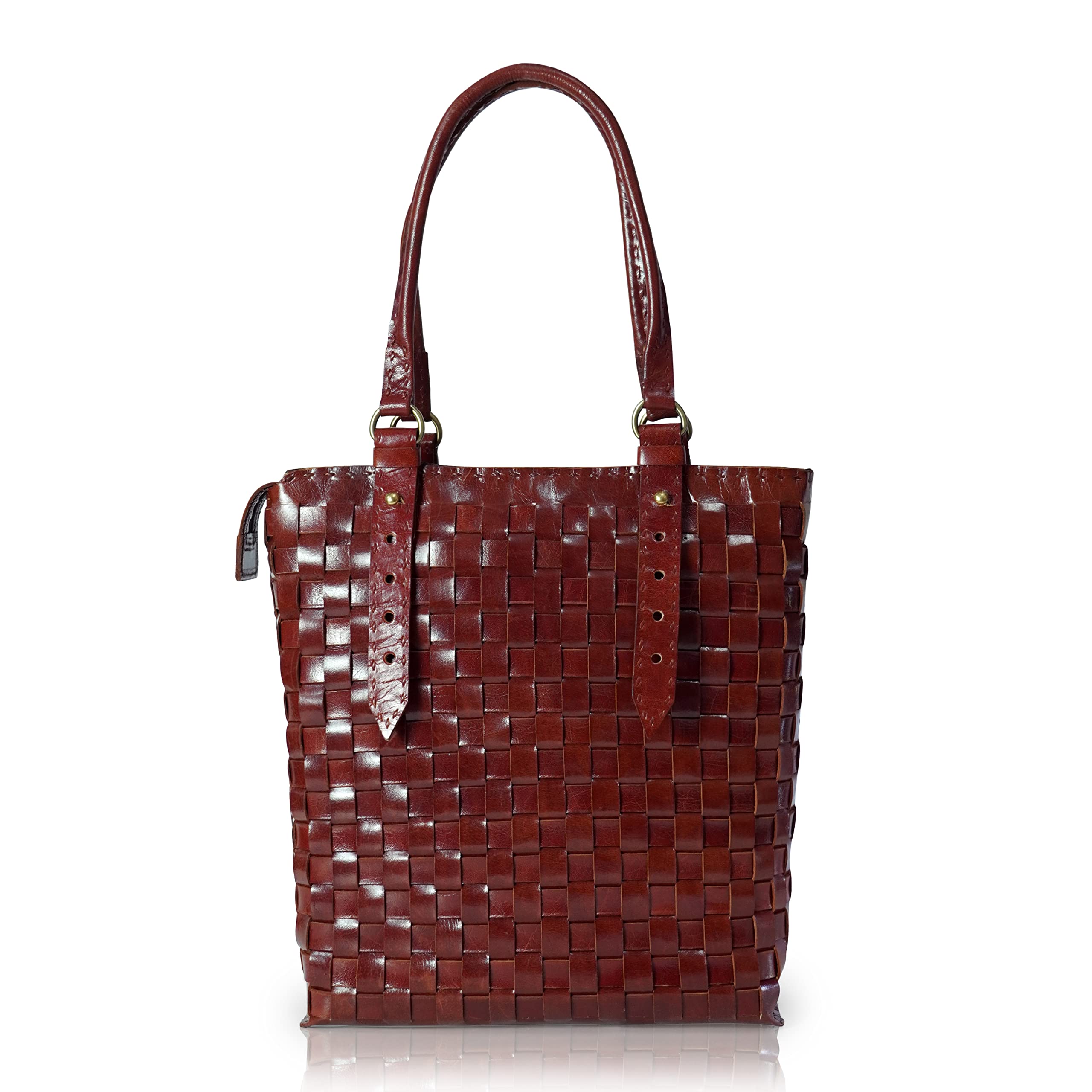 Goatter Genuine Leather Handmade Women's Tote Bag,