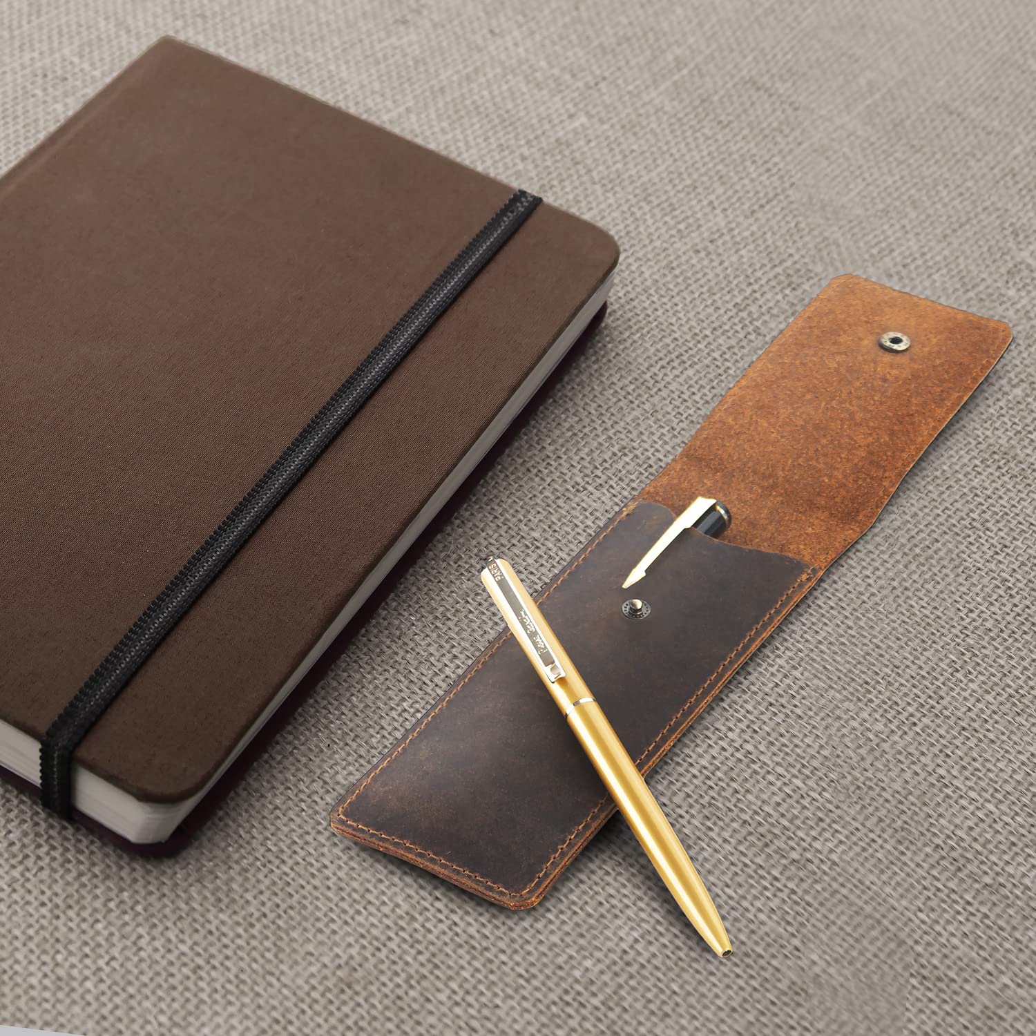 Goatter Hunter Leather Pen Case