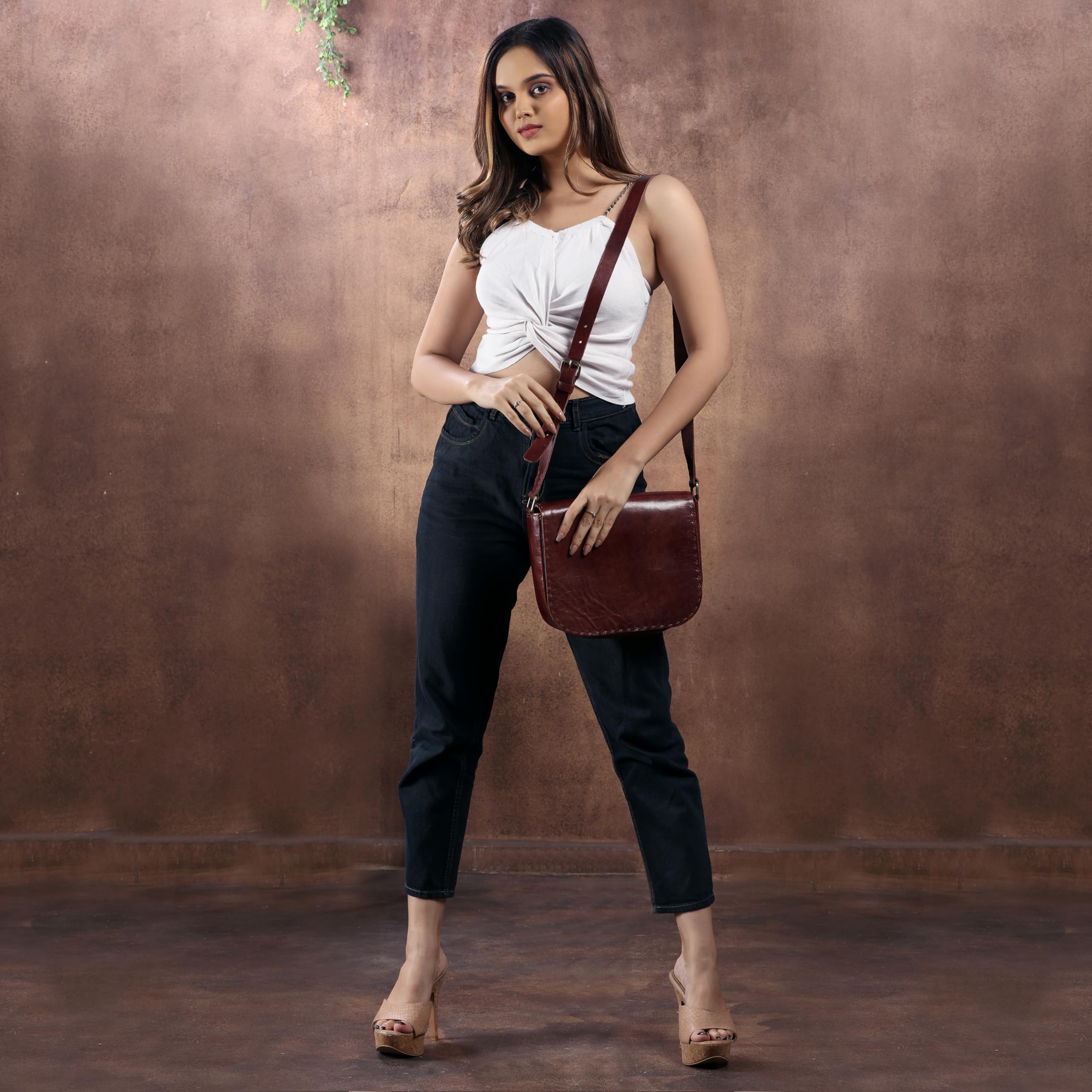 Goatter Genuine Leather Handcrafted Sling Bag