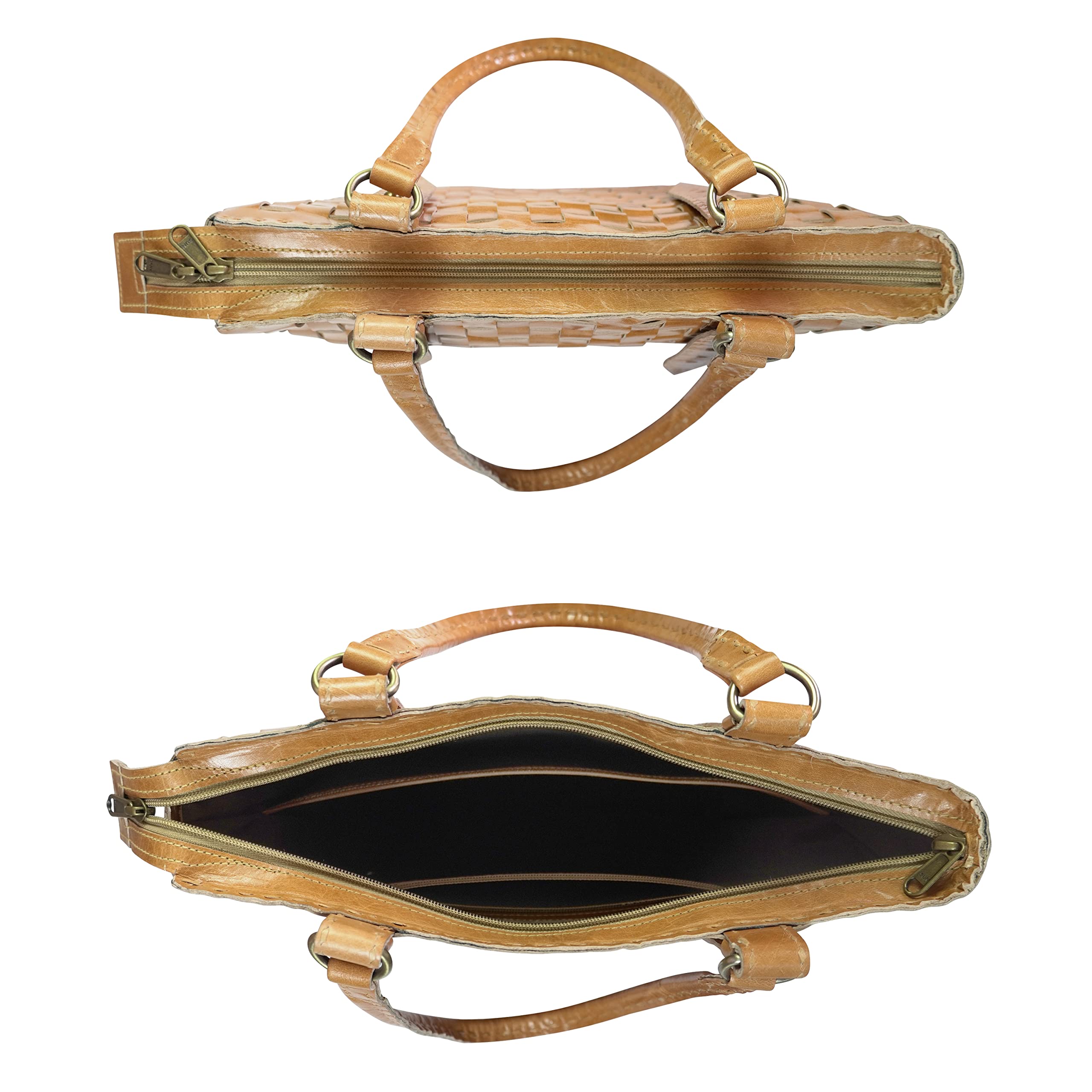 Goatter Genuine Leather Handmade Women's Tote Bag,