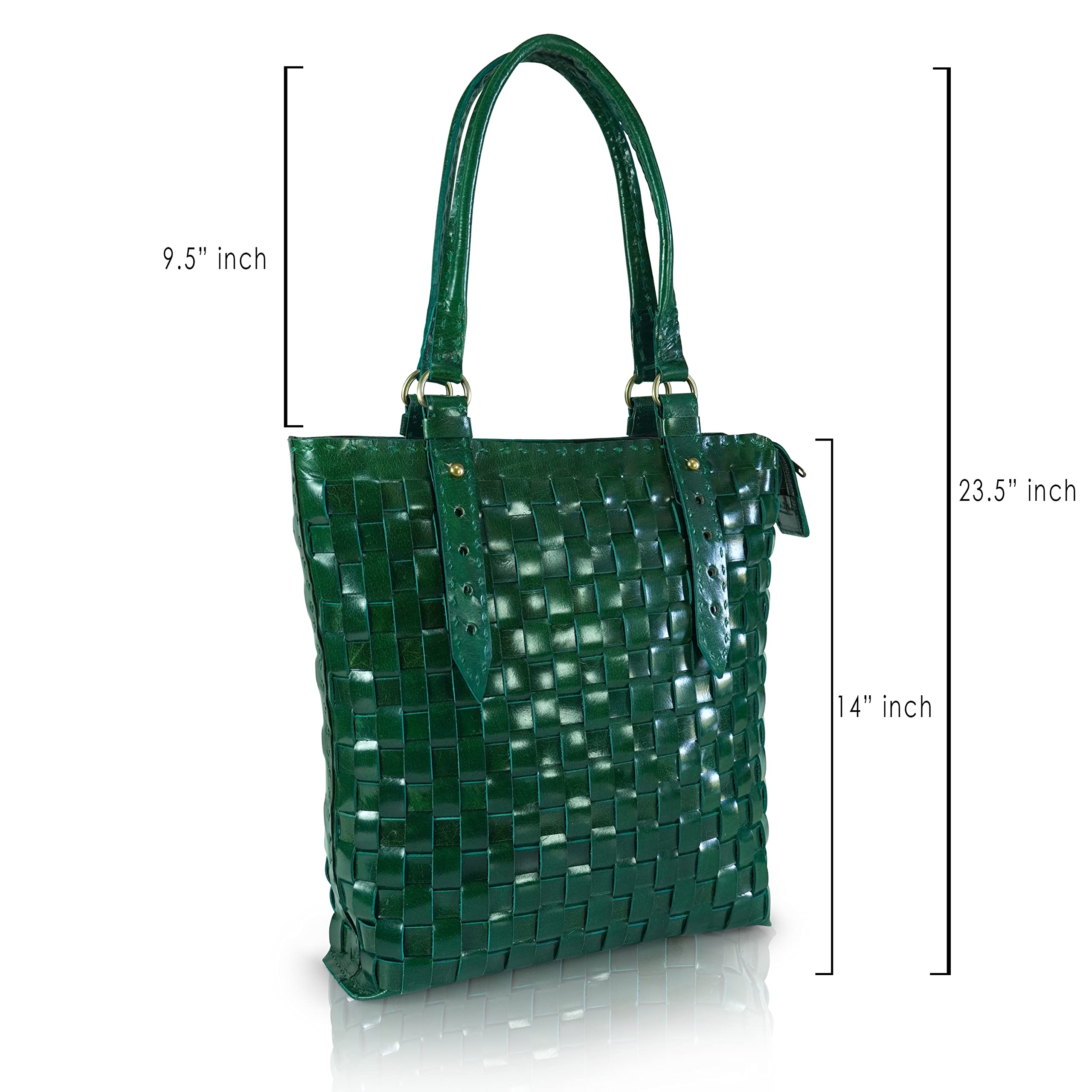 Goatter Genuine Leather Handmade Women's Tote Bag,