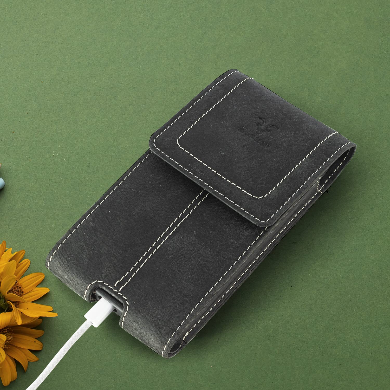 Goatter Leather Material Mobile Flip Cover