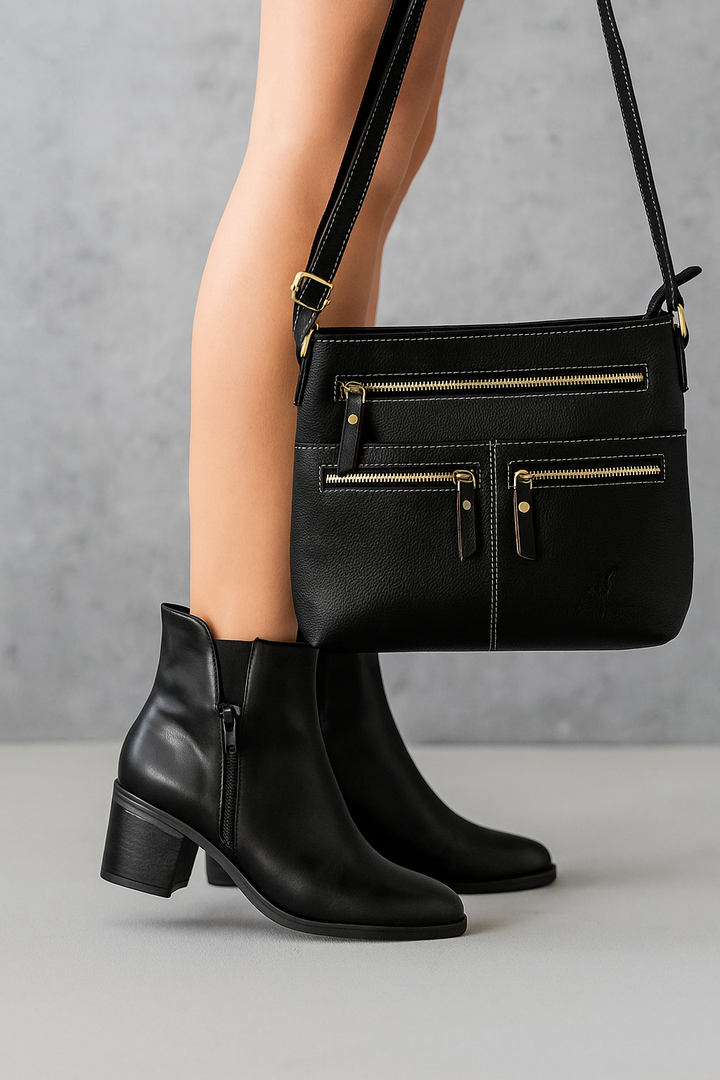 Goatter Genuine Soft Leather Daily Docket 10" Inch Sling Cross-Body Bag for Girls And Women,