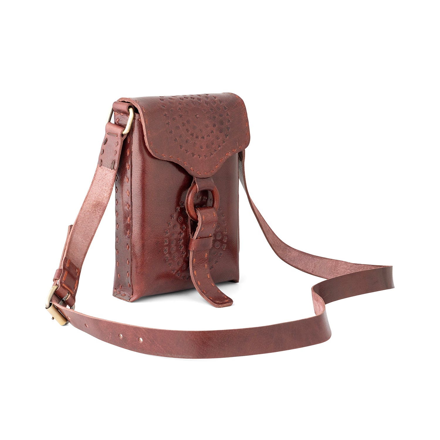 Goatter Genuine Leather Rustic Craft Girls And Women’s Cross Body Sling Bag