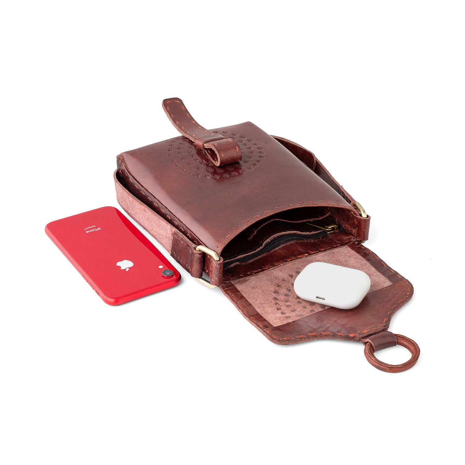 Goatter Genuine Leather Rustic Craft Girls And Women’s Cross Body Sling Bag