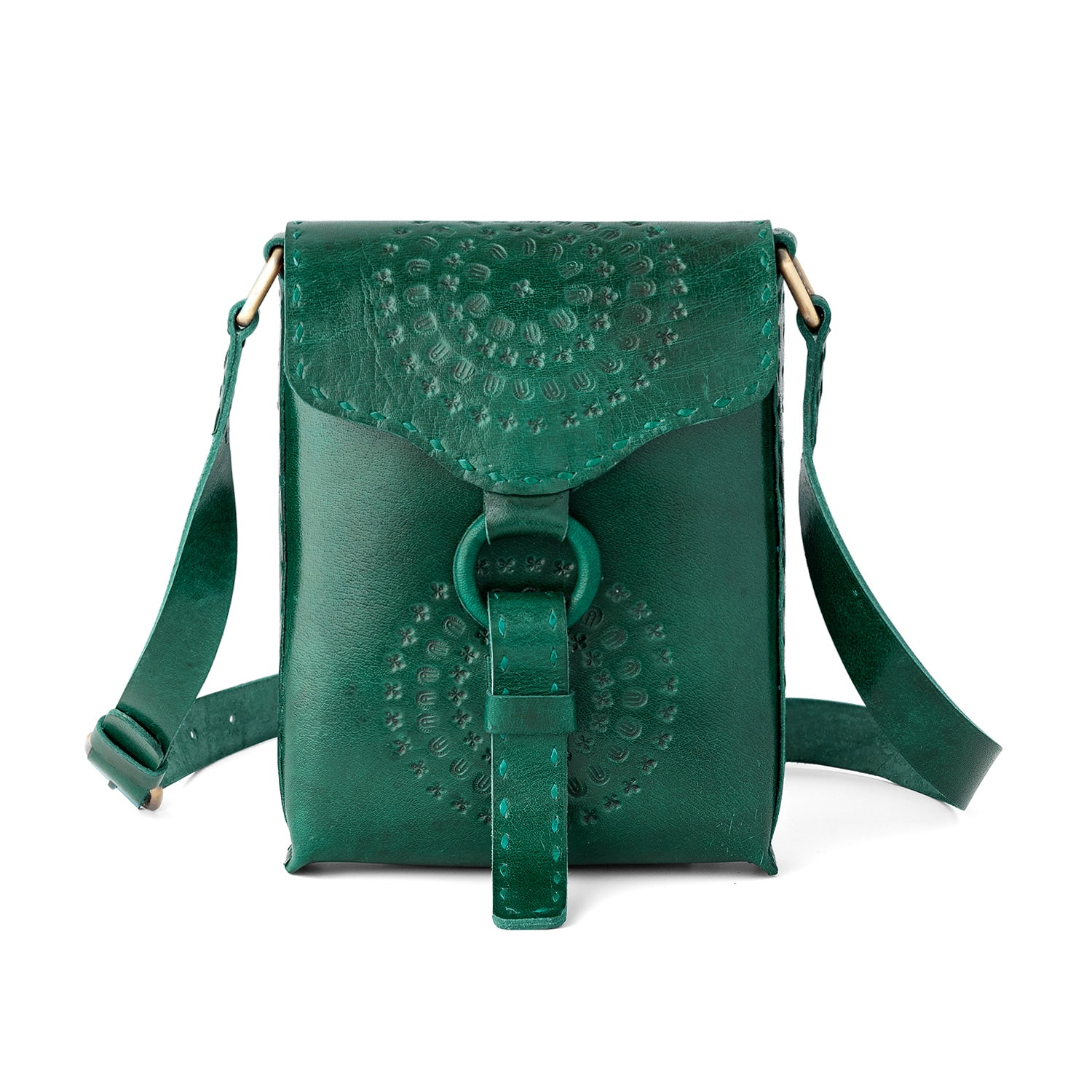 Goatter Genuine Leather Rustic Craft Girls And Women’s Cross Body Sling Bag