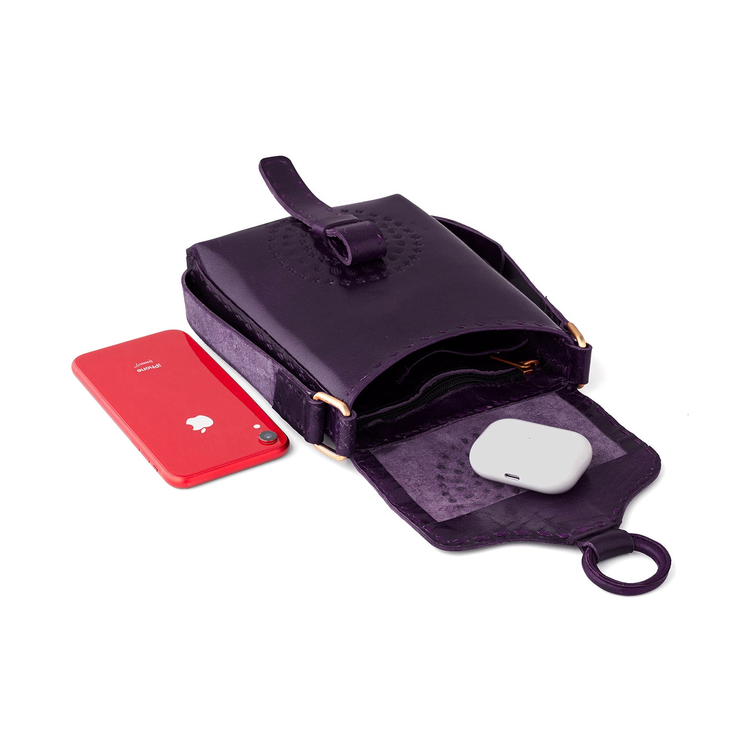 Goatter Genuine Leather Rustic Craft Girls And Women’s Cross Body Sling Bag