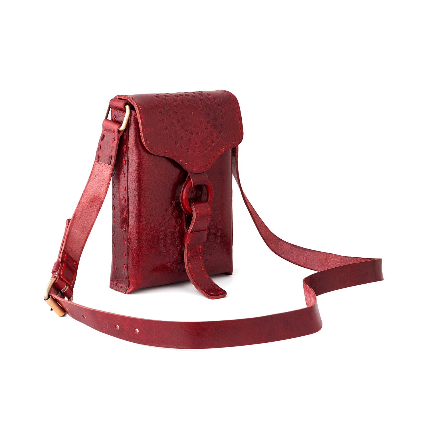 Goatter Genuine Leather Rustic Craft Girls And Women’s Cross Body Sling Bag