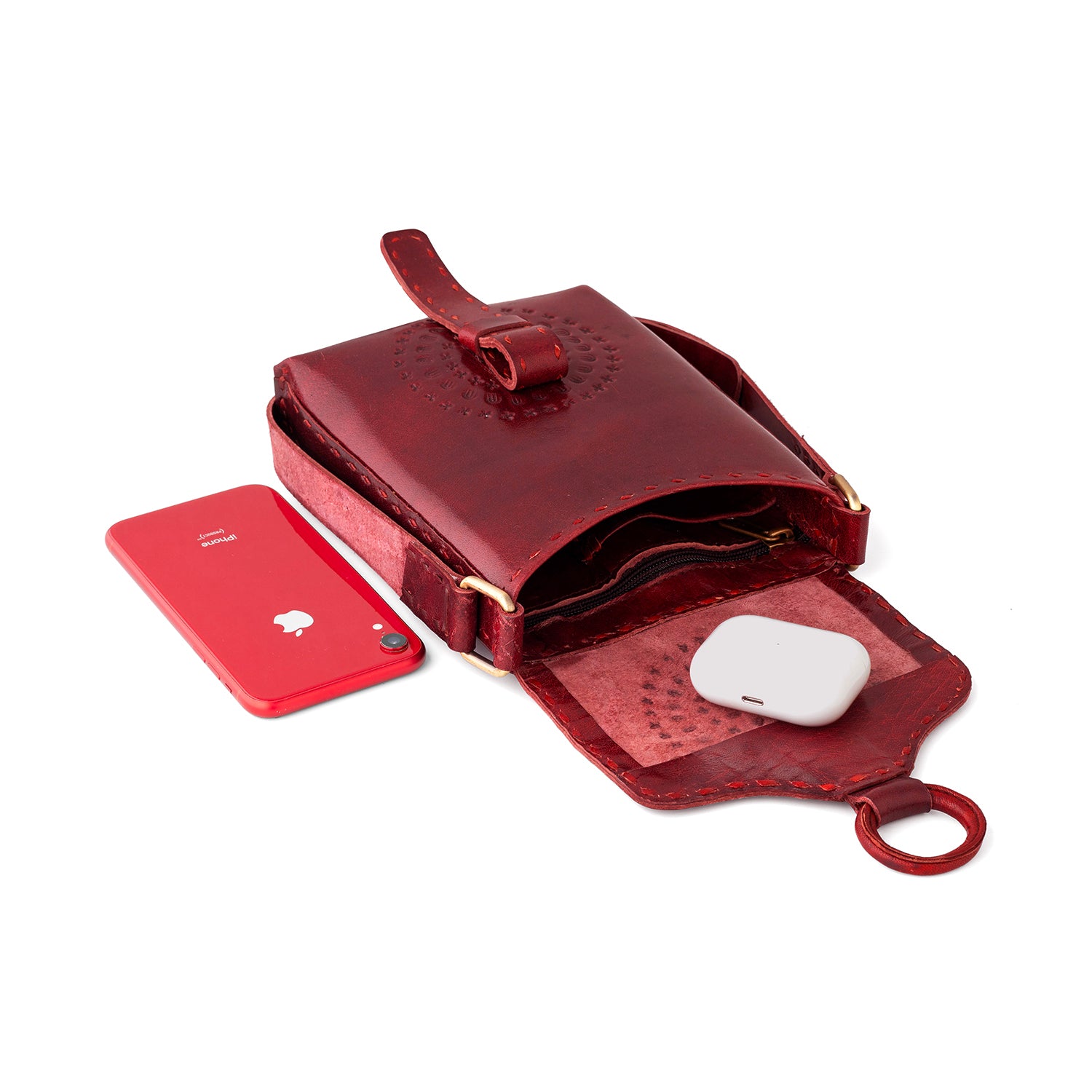 Goatter Genuine Leather Rustic Craft Girls And Women’s Cross Body Sling Bag