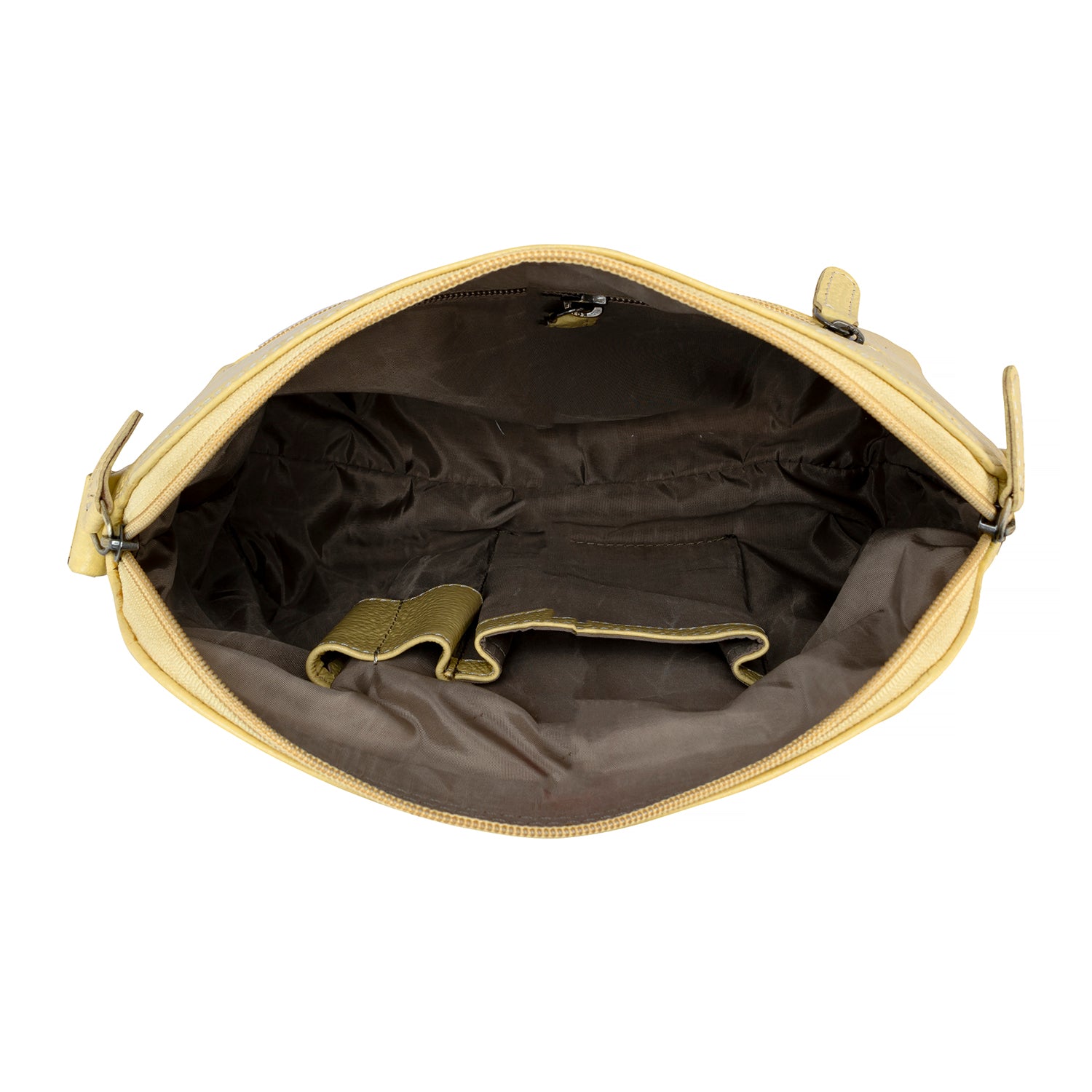 Goatter Genuine Soft Leather Daily Docket 10" Inch Sling Cross-Body Bag for Girls And Women,