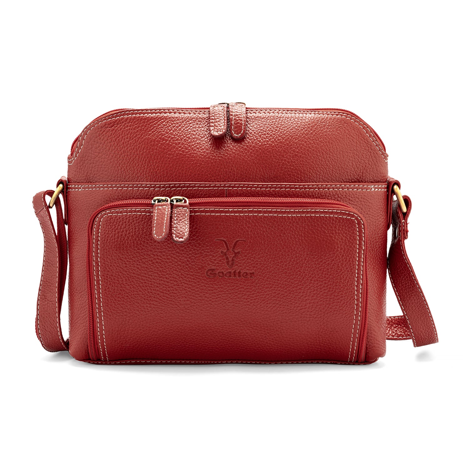 Goatter Genuine Leather Rover Classic Sling Bag for Girls and Women