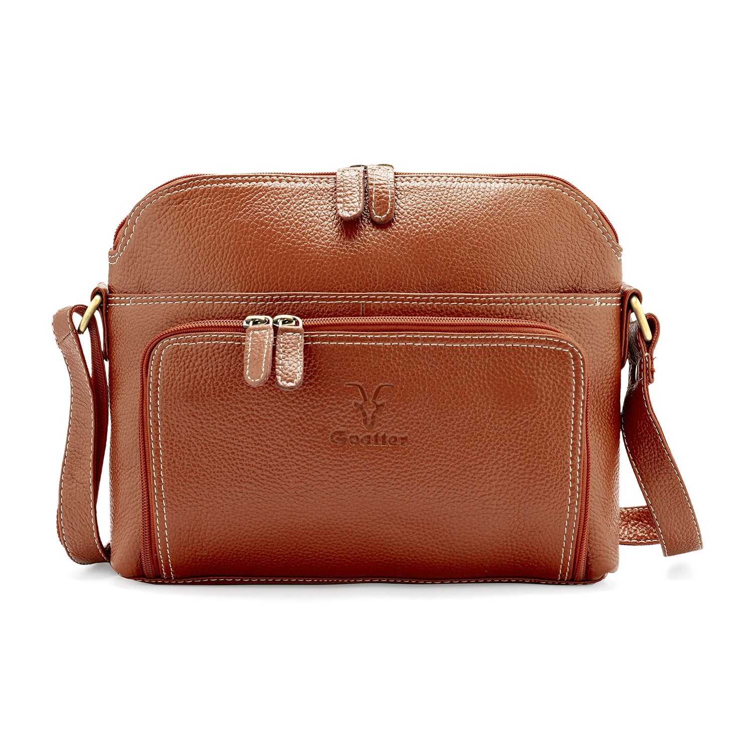 Goatter Genuine Leather Rover Classic Sling Bag for Girls and Women