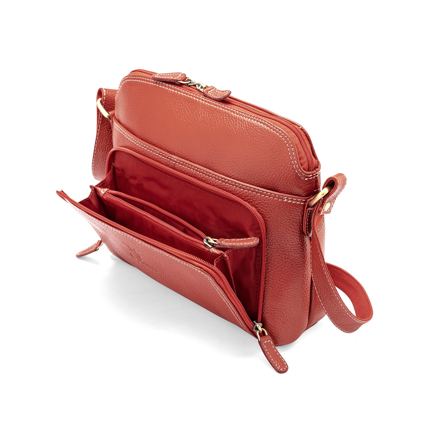 Goatter Genuine Leather Rover Classic Sling Bag for Girls and Women